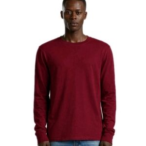 Cotton Citizen Men's Presley Long Sleeve Crewneck shirt in Scarlet size M